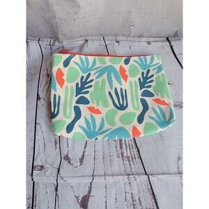 Ipsy Force Of Nature tropical Beach print makeup Glam bag